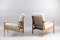 Mid-Century German Buche Lounge Chairs from Walter Knoll / Wilhelm Knoll, 1960s, Set of 2 8
