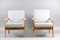 Mid-Century German Buche Lounge Chairs from Walter Knoll / Wilhelm Knoll, 1960s, Set of 2 1