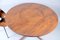 Mid-Century Round Rosewood Dining Table with Rotating Tablet 5