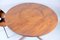 Mid-Century Round Rosewood Dining Table with Rotating Tablet 6
