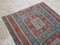 Tapis Kilim Vintage Bleu et Rouge, Turquie, 1970s 10