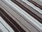 Vintage Turkish Black Striped Hemp Kilim Rug, 1970s, Image 8