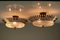 Lampade da soffitto in vetro, ottone e vetro acrilico, Austria, anni '50, set di 2, Immagine 7