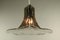 Vintage Glass Gingko Leaf Pendant Lamp from Kalmar Franken KG, 1960s, Image 11