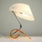 Mid-Century Acrylic Wave Base and Plastic Table Lamp 6