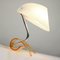 Mid-Century Acrylic Wave Base and Plastic Table Lamp, Image 3