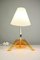 Mid-Century Acrylic Wave Base and Plastic Table Lamp 5