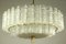 Lampada da soffitto a forma di piramide in vetro tubolare di Doria Leuchten, anni '60, Immagine 3