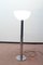 Italian Chromed Steel and Opaline Glass Floor Lamp from Reggiani, 1970s 4