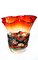 Vaso in vetro di Murano soffiato rosso, Immagine 9