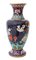 Große antike orientalische Cloisonne Vase 1