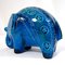 Large Ceramic Rimini Blu Series Elephant Sculpture by Aldo Londi for Bitossi, 1950s, Immagine 6