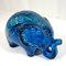 Large Ceramic Rimini Blu Series Elephant Sculpture by Aldo Londi for Bitossi, 1950s 5