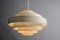 Large Vintage Perforated Metal Ceiling Lamp from Bega, 1970s, Image 9