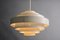 Large Vintage Perforated Metal Ceiling Lamp from Bega, 1970s, Image 8