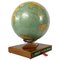 Mid-Century Globe on Mahogany Stand with Record Atlas from Philips, 1961, Image 1