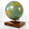 Mid-Century Globe on Mahogany Stand with Record Atlas from Philips, 1961 3