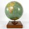 Mid-Century Globe on Mahogany Stand with Record Atlas from Philips, 1961 4