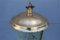 Italian Brass and Satin Glass Lantern, 1950s, Image 4