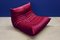 Velvet Togo Sofa & Lounge Chair by Michel Ducaroy for Ligne Roset, 1970s, Set of 2 5
