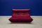 Velvet Togo Sofa & Lounge Chair by Michel Ducaroy for Ligne Roset, 1970s, Set of 2 16