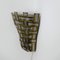 Hollywood Regency Interwoven Aluminium and Brass Corner Sconces, 1960s, Set of 4 4