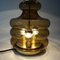 Mid-Century German Smoked Glass Table Lamp from Doria Leuchten, Image 7