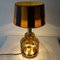 Mid-Century German Smoked Glass Table Lamp from Doria Leuchten 6