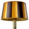 Mid-Century German Smoked Glass Table Lamp from Doria Leuchten 2