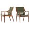 Easy Chairs by Peter Hvidt & Orla Mølgaard-Nielsen for France & Son, Denmark, 1950s, Set of 2 1