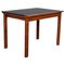 Rosewood and Leather Side Table by Hans Olsen, 1960s 1