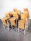French Industrial Metal-Framed Stacking University Dining Chair, 1960s, Image 10