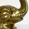 Hollywood Regency Brass Elephants, 1970s, Set of 2 5