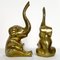 Hollywood Regency Brass Elephants, 1970s, Set of 2, Image 3