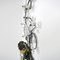 Large Mid-Century Italian Sconce with Crystal Birds, Flowers, and Leaves from Banci Firenze 3