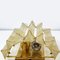 Apliques Mid-Century de latón y cristal de Murano de Venini. Juego de 3, Imagen 6