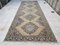 Vintage Turkish Oushak Wide Hallway Runner Rug, 1970s 1