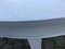 Mesa de comedor Art Déco ovalada en blanco, años 40, Imagen 3