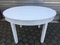 Art Deco White Oval Dining Table, 1940s 13