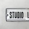 Small Italian Curved Enameled Metal Studio Legale Law Firm Sign, 1930s, Image 3