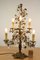 Italian Cut Glass Petals and Brass Banci Tree Table Lamp, 1950s, Image 2