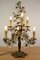 Italian Cut Glass Petals and Brass Banci Tree Table Lamp, 1950s 6