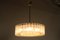 Lampe à Suspension Tube Vintage en Verre de Doria Leuchten, 1960s 6