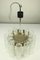 Vintage Glass and Chrome Ceiling Lamp from Doria Leuchten, 1960s, Image 8