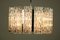 Lámpara de techo vintage de vidrio y cromo de Doria Leuchten, años 60, Imagen 3