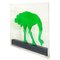 Sculpture d'Autruche Style Op-Art en Verre Acrylique Vert par Gino Marotta 1
