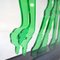 Op-Art Style Green Acrylic Glass Ostrich Sculpture by Gino Marotta 7