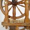 Antique Majestic Spinning Wheel in Ebony Wood, Image 9
