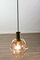 Mid-Century Glass and Brass Pendant Lamp from Limburg, 1960s 3
