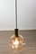Mid-Century Glass and Brass Pendant Lamp from Limburg, 1960s, Image 3